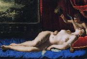 Artemisia  Gentileschi Sleeping Venus oil painting artist